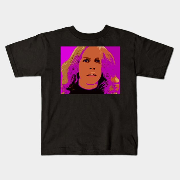 jamie lee curtis Kids T-Shirt by oryan80